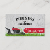 Carte De Visite Entretien de pelouse professionnel et aménagement  (Devant)