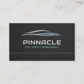 Carte De Visite Entretien de Véhicules de Flotte Code QR Professio (Devant)