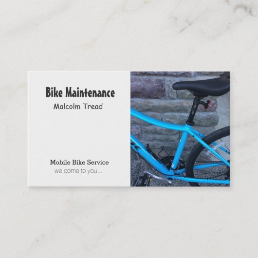 Carte De Visite Entretien de vélos (Devant)
