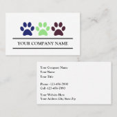 Carte De Visite Entretien des animaux (Devant / Derrière)