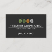 Carte De Visite Entretien des arbres et de la pelouse (Devant)