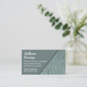 Carte De Visite Entretien des clôtures du jardin (Debout devant)