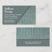 Carte De Visite Entretien des clôtures du jardin (Devant / Derrière)