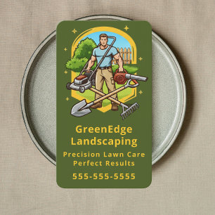 Carte De Visite Entretien des espaces verts Jardinage Paysagisme V