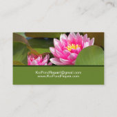 Carte De Visite Entretien des jardins (Dos)