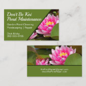 Carte De Visite Entretien des jardins (Devant / Derrière)