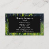 Carte De Visite Entretien du paysage de la pelouse d'herbe humide (Dos)