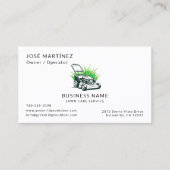 Carte De Visite Entretien et service professionnel de pelouse vert (Devant)