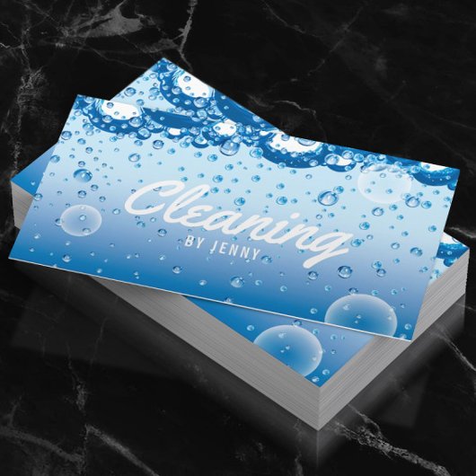 Carte De Visite Entretien ménager professionnel du service de nett