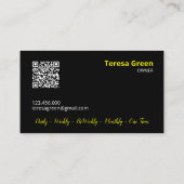 Carte De Visite Entretien ménager QR (Dos)