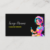 Carte De Visite Entretien ménager QR (Devant)