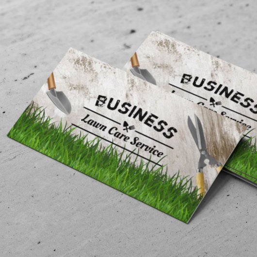 Carte De Visite Entretien professionnel de la pelouse et aménageme