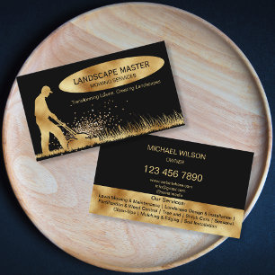 Carte De Visite Entretien professionnel de la pelouse jardinage