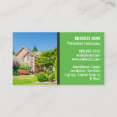 Carte De Visite Entretien professionnel de pelouse meilleur paysag (Dos)