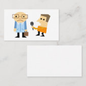 Carte De Visite Entrevue d'actualité (Devant / Derrière)