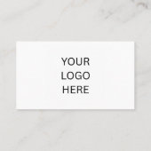 Carte De Visite Entrez, nous sommes ouverts | Code QR et logo pers (Dos)
