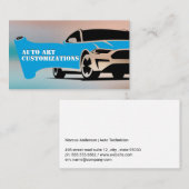 Carte De Visite Enveloppe automatique | Personnalisations des voit (Devant / Derrière)