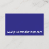 Carte De Visite Enveloppé Cadeau cadeau de fête Planificateur d'év (Dos)