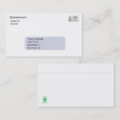 Carte De Visite Enveloppe d'affaires (Devant / Derrière)