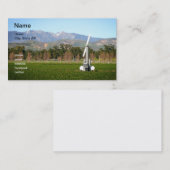 Carte De Visite Éolienne agricole (Devant / Derrière)