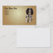 CARTE DE VISITE ÉPAGNEUL (Devant / Derrière)