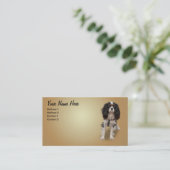 CARTE DE VISITE ÉPAGNEUL (Debout devant)