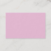 Carte De Visite Épais Premium Unique Élégant Plain Simple Spécial (Dos)