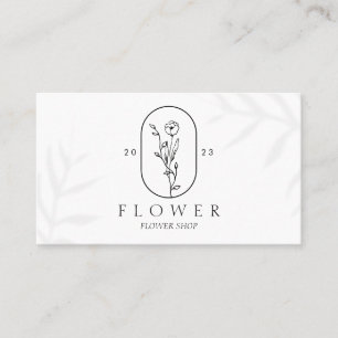 Carte De Visite Épanouissement et épanouir : Conception florale d'