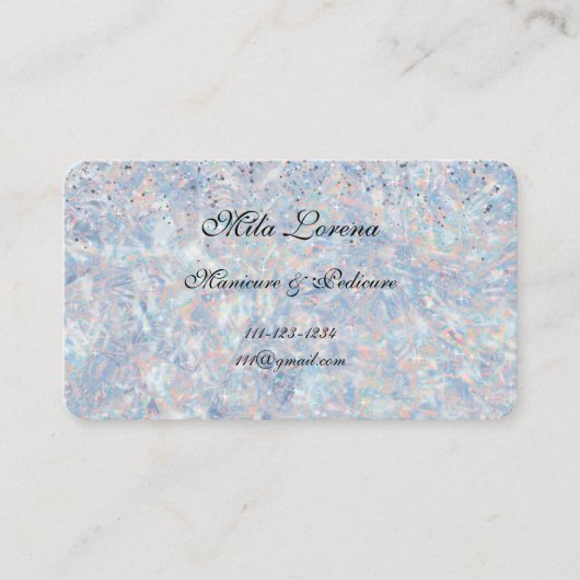CARTE DE VISITE ÉPARGNER ET ÉCLAIRER AVEC NOTRE THÈME OPAL (Devant)