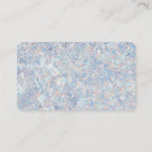 CARTE DE VISITE ÉPARGNER ET ÉCLAIRER AVEC NOTRE THÈME OPAL (Dos)