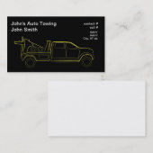 Carte De Visite Epave de levage de roue moderne avec berline (Devant / Derrière)
