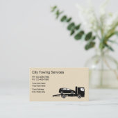 Carte De Visite Épave du conducteur de camion de remorque (Debout devant)