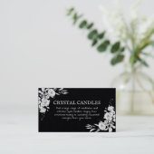 Carte De Visite Épée aux bougies florales (Debout devant)