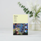 Carte De Visite EPHÉMÈNE Bleu blanc noir (Debout devant)