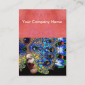 Carte De Visite EPHÉMERAL, antique rouge rose (Dos)