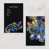 Carte De Visite EPHÉMERAL Salon de Beauté Spa, Maquillage Artiste  (Devant / Derrière)