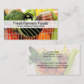 Carte De Visite Épicerie | Produire dans le panier (Devant / Derrière)