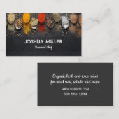 Carte De Visite Épices (Devant / Derrière)