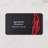 Carte De Visite Épices (Devant)