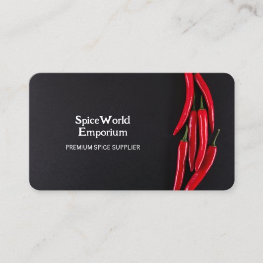 Carte De Visite Épices (Devant)