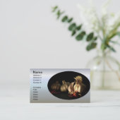 Carte De Visite Épices d'ail et de poivre chilien (Debout devant)