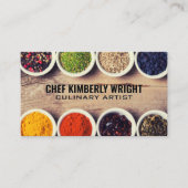 Carte De Visite Épices en Ramekins (Devant)