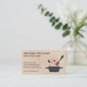 Carte De Visite Épices et Cuisine alimentaire en Pot (Debout devant)