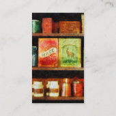 Carte De Visite Épices sur le plateau (Dos)