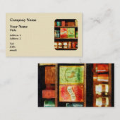 Carte De Visite Épices sur le plateau (Devant / Derrière)