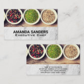 Carte De Visite Épices sur les tables (Devant / Derrière)