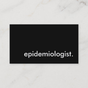 Carte De Visite épidémiologiste.