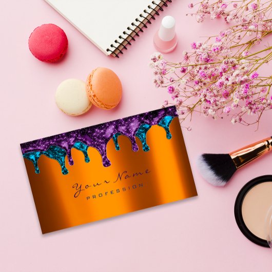 Carte De Visite Épilation de cire clous Démilitarisation Violet Br