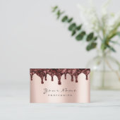 Carte De Visite Épilation de cire clous Dépilation Gâteau de choco (Debout devant)