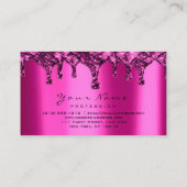 Carte De Visite Épilation de cire clous Dépilation rose Fuchsia Ne (Dos)